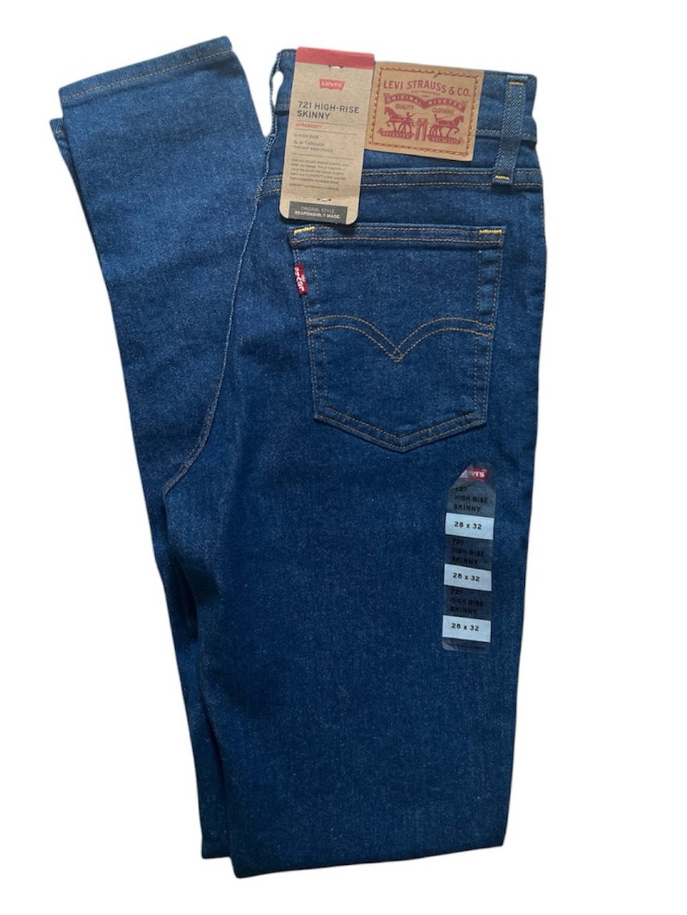 Levi's Skinny Jeans - Dark Indigo Blue